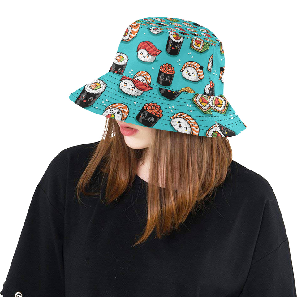 Cute sushi pattern Unisex Bucket Hat