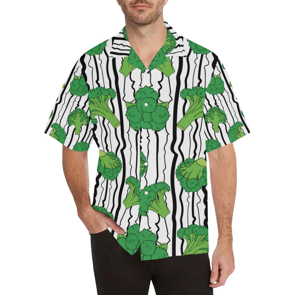 Cool Broccoli pattern Men's All Over Print Hawaiian Shirt