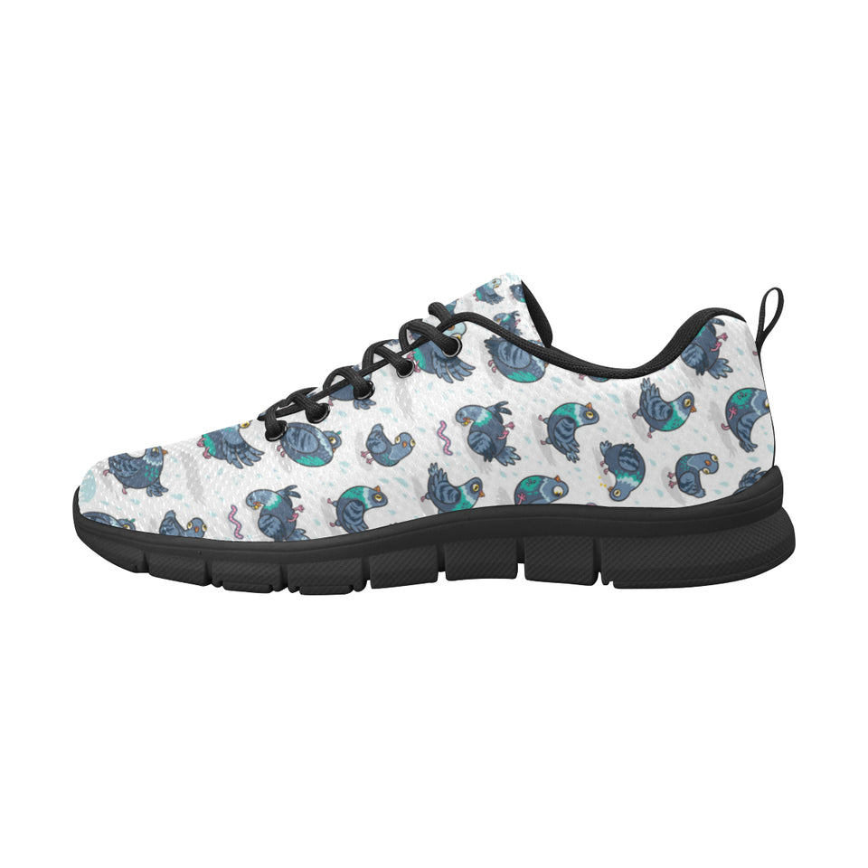 Pigeon Pattern Print Design 02 Men's Breathable Sneakers ( Model 055)