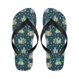 Cactus glass terrarium pattern Unisex Flip Flops