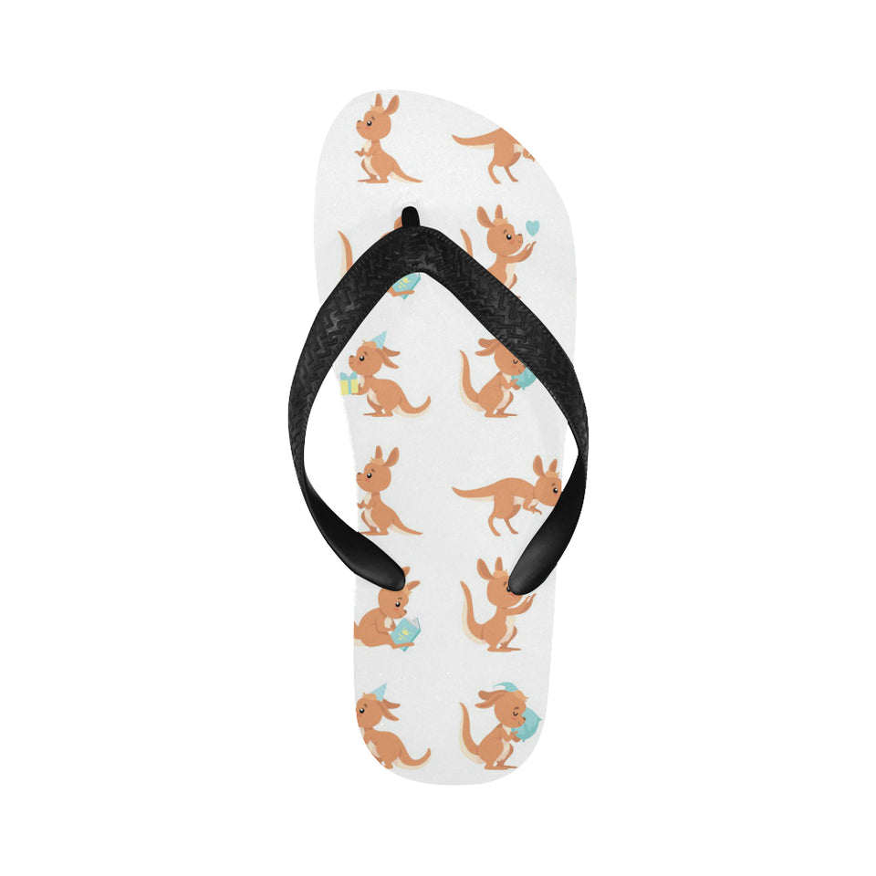 Cute Kangaroo pattern Unisex Flip Flops