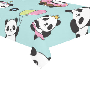 Cute baby panda pattern Tablecloth