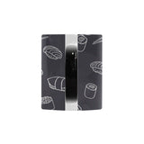 sushi pattern black background Morphing Mug Heat Changing Mug