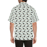 Pelican Pattern Print Design 02 Men's All Over Print Hawaiian Shirt (Model T58)