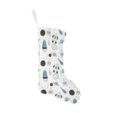 Hand drawn space elements space rocket star planet Christmas Stocking