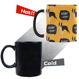 Boston terrier design pattern Morphing Mug Heat Changing Mug