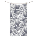 Guava tropical hand drawn pattern Bath Towel