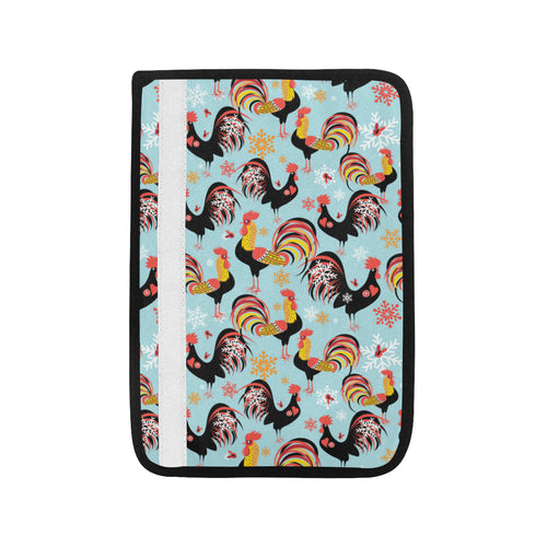 Rooster chicken cock snowfalke Car Seat Belt Cover