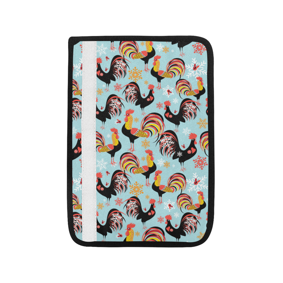 Rooster chicken cock snowfalke Car Seat Belt Cover