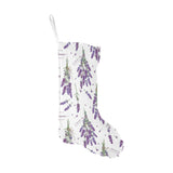 lavender flower design pattern Christmas Stocking