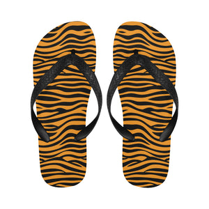 Bengal tigers skin print pattern background Unisex Flip Flops