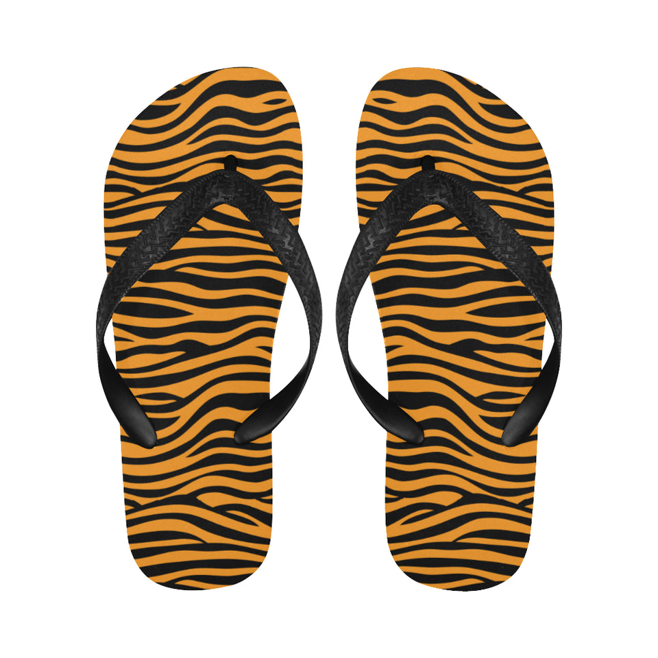 Bengal tigers skin print pattern background Unisex Flip Flops