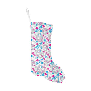 Darts Pattern Print Design 01 Christmas Stocking