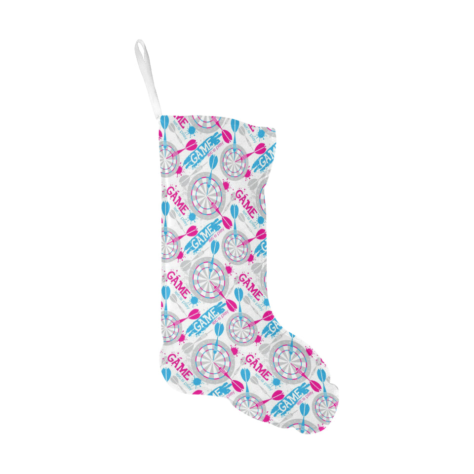 Darts Pattern Print Design 01 Christmas Stocking