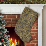Snake skin pattern Christmas Stocking
