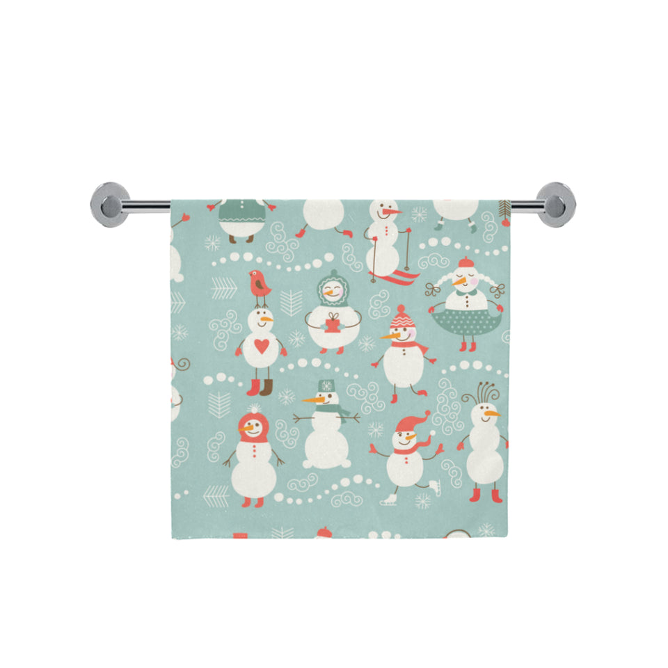 Cute snowman pattern Bath Towel