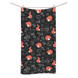 fox sleeping fox pattern Bath Towel