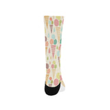 Ice cream cone pattern Crew Socks
