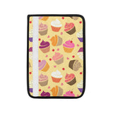 cake cupcake heart cherry pattern Car Seat Belt Cover