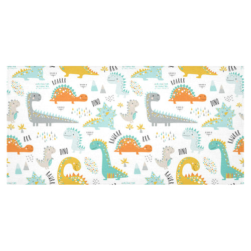 Cute funny kids dinosaurs pattern Tablecloth