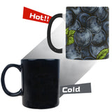blueberry pattern Morphing Mug Heat Changing Mug