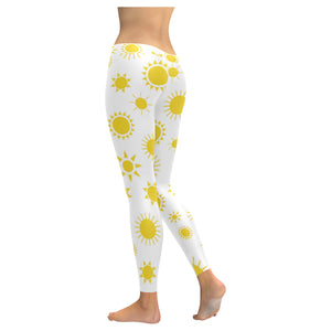 Sun pattern Women's Legging Fulfilled In US
