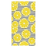 slice of lemon design pattern Bath Towel