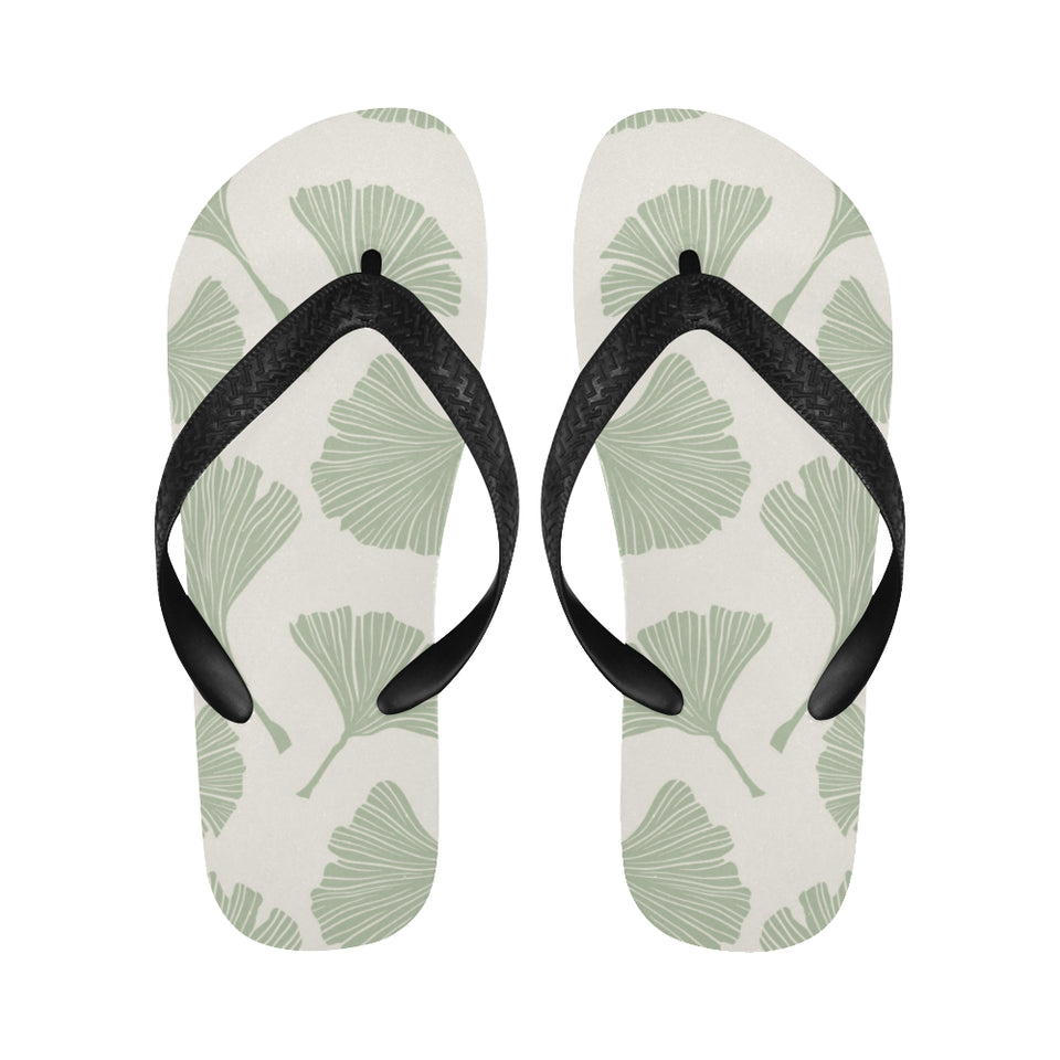 Ginkgo leaves pattern Unisex Flip Flops