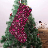 Lips Pattern Print Design 03 Christmas Stocking