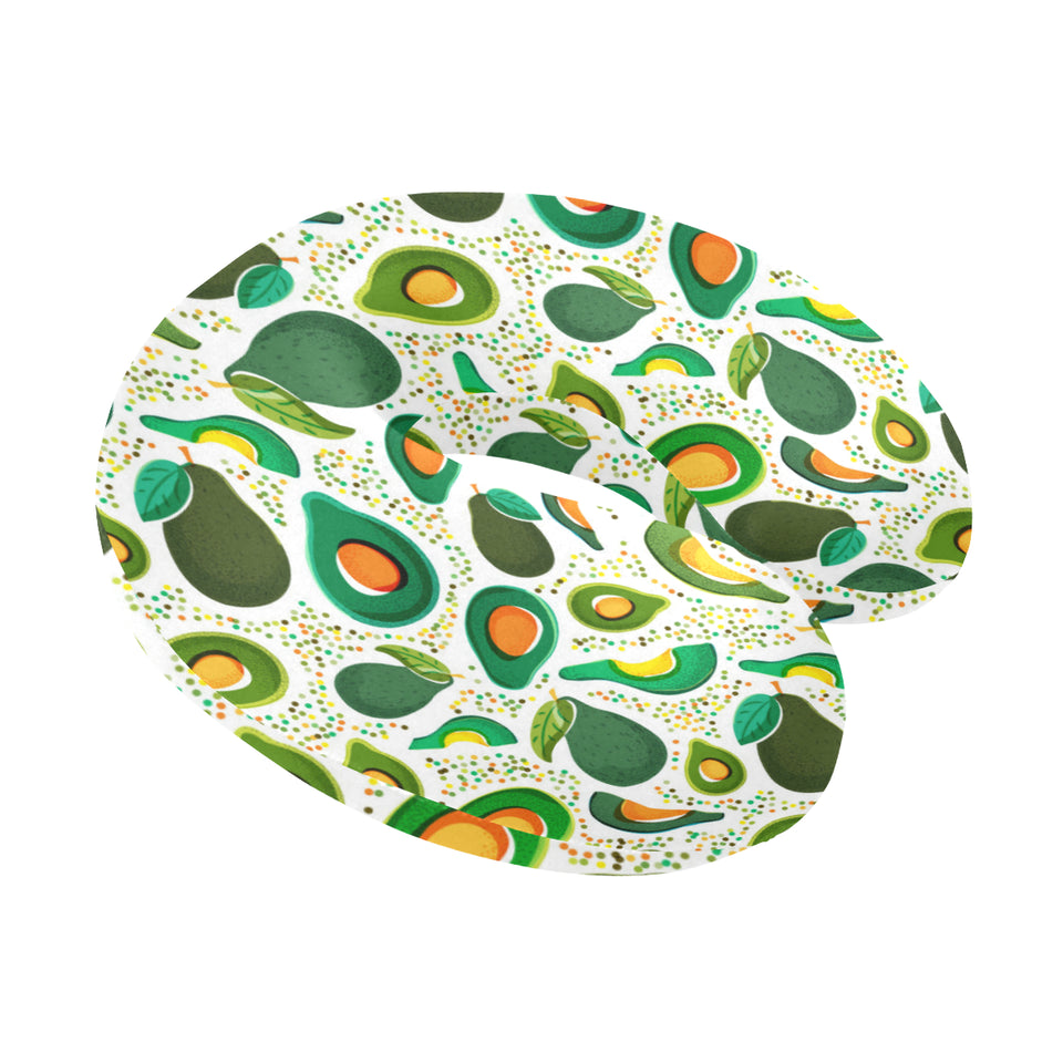 Avocado design pattern U-Shaped Travel Neck Pillow