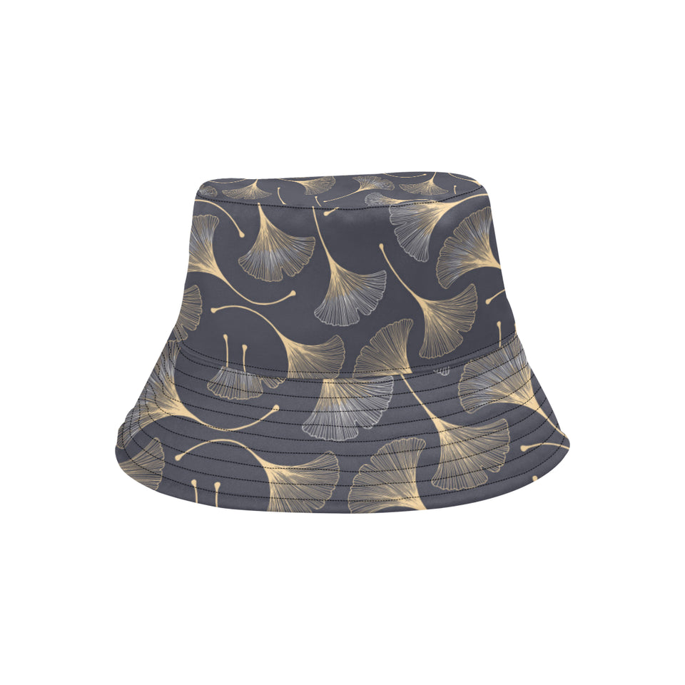 Gold ginkgo leaves Unisex Bucket Hat