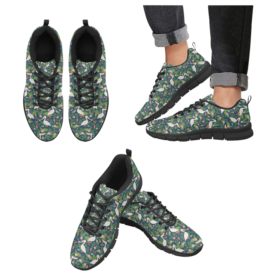 Pelican Pattern Print Design 05 Men's Breathable Sneakers ( Model 055)