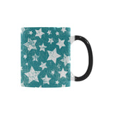 Vintage star pattern Morphing Mug Heat Changing Mug