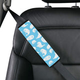 Cute white sea lion seals pattern Car Seat Belt Cover