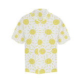 hand drawn sun pattern Men's All Over Print Hawaiian Shirt