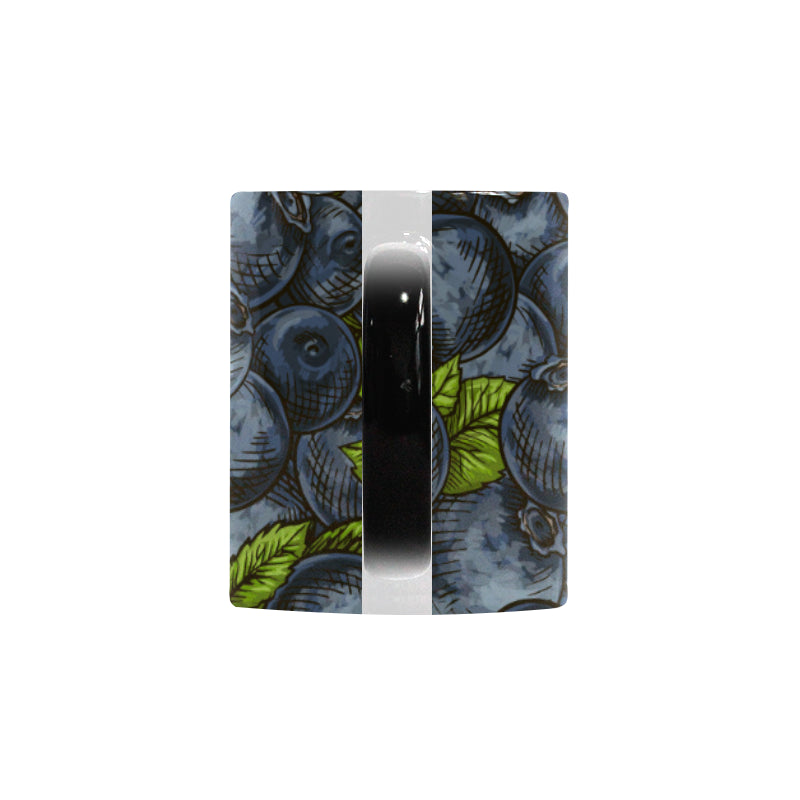 blueberry pattern Morphing Mug Heat Changing Mug
