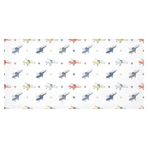 Cute helicopter star pattern Tablecloth