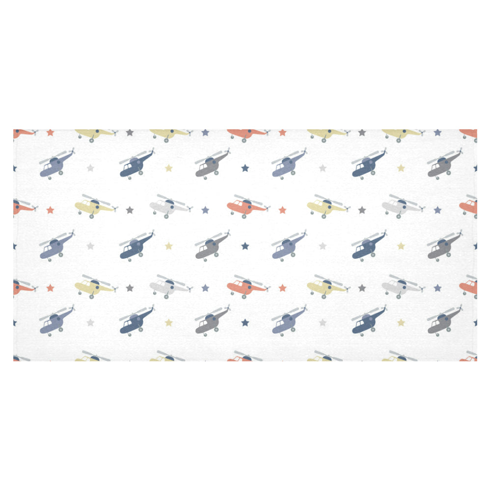 Cute helicopter star pattern Tablecloth