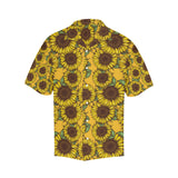 Sunflower pattern Men's All Over Print Hawaiian Shirt