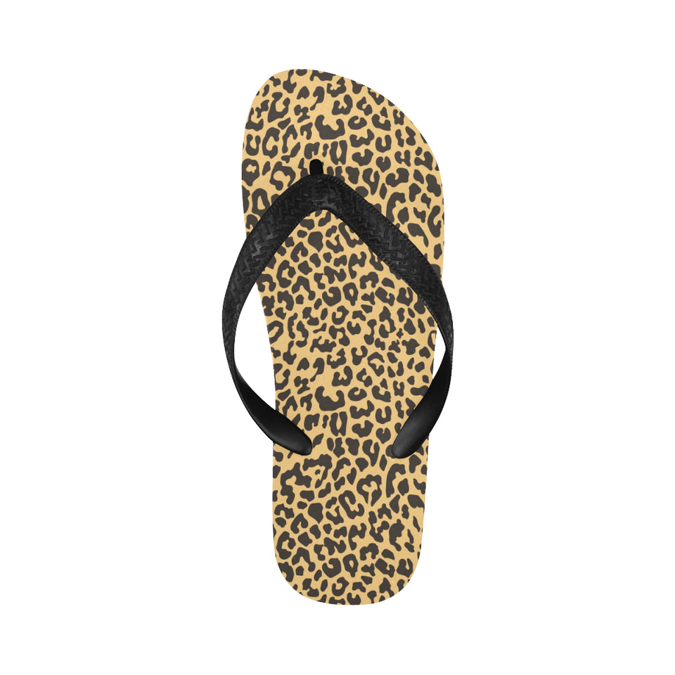 Leopard skin print Unisex Flip Flops