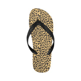 Leopard skin print Unisex Flip Flops
