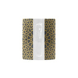 arabic star gold pattern Classical White Mug (Fulfilled In US)