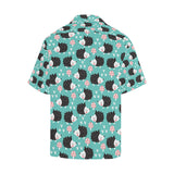 Hedgehog Pattern Print Design 03 Men's All Over Print Hawaiian Shirt (Model T58)