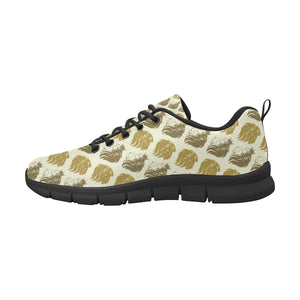 Lion Pattern Print Design 02 Men's Breathable Sneakers ( Model 055)