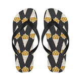 French fries dark background Unisex Flip Flops