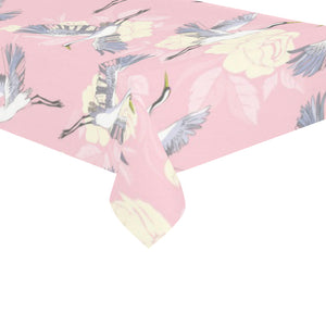 Japanese crane rose pattern Tablecloth