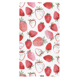 watercolor hand drawn beautiful strawberry pattern Bath Towel
