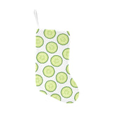 Cucumber slices pattern Christmas Stocking