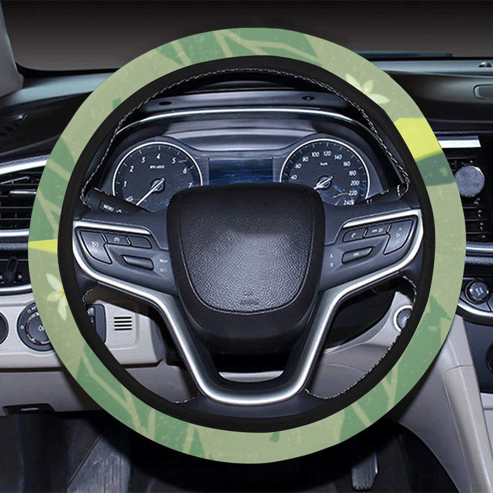 Avocado pattern Car Steering Wheel Cover