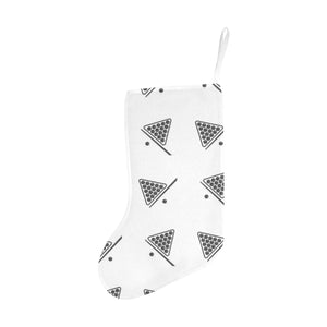 Billiard Ball Pattern Print Design 03 Christmas Stocking